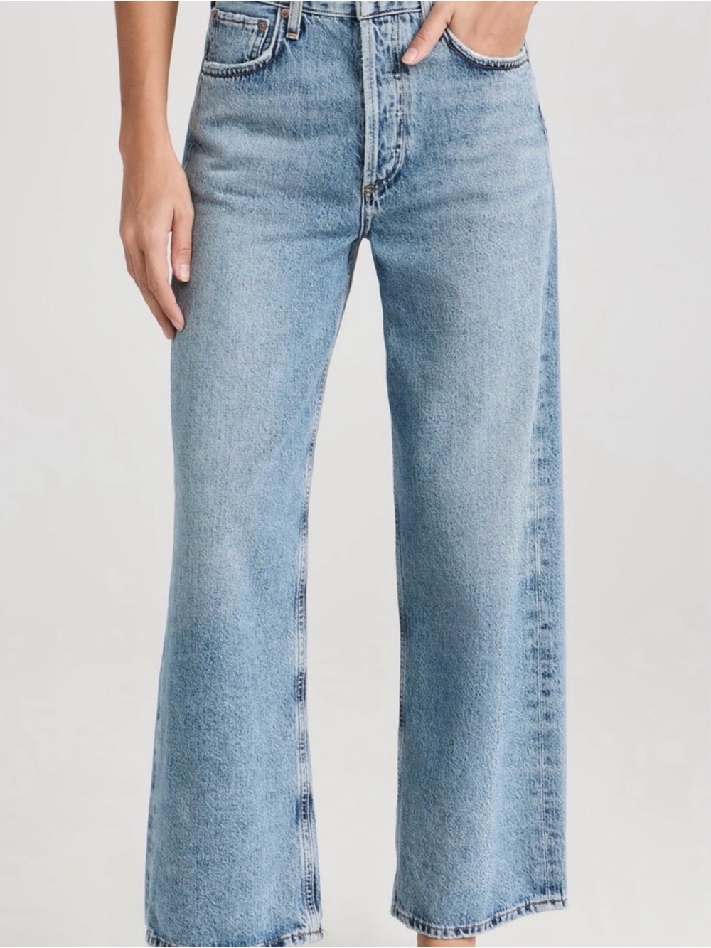 Agolde Ren Wide Leg Jean in Disclosure